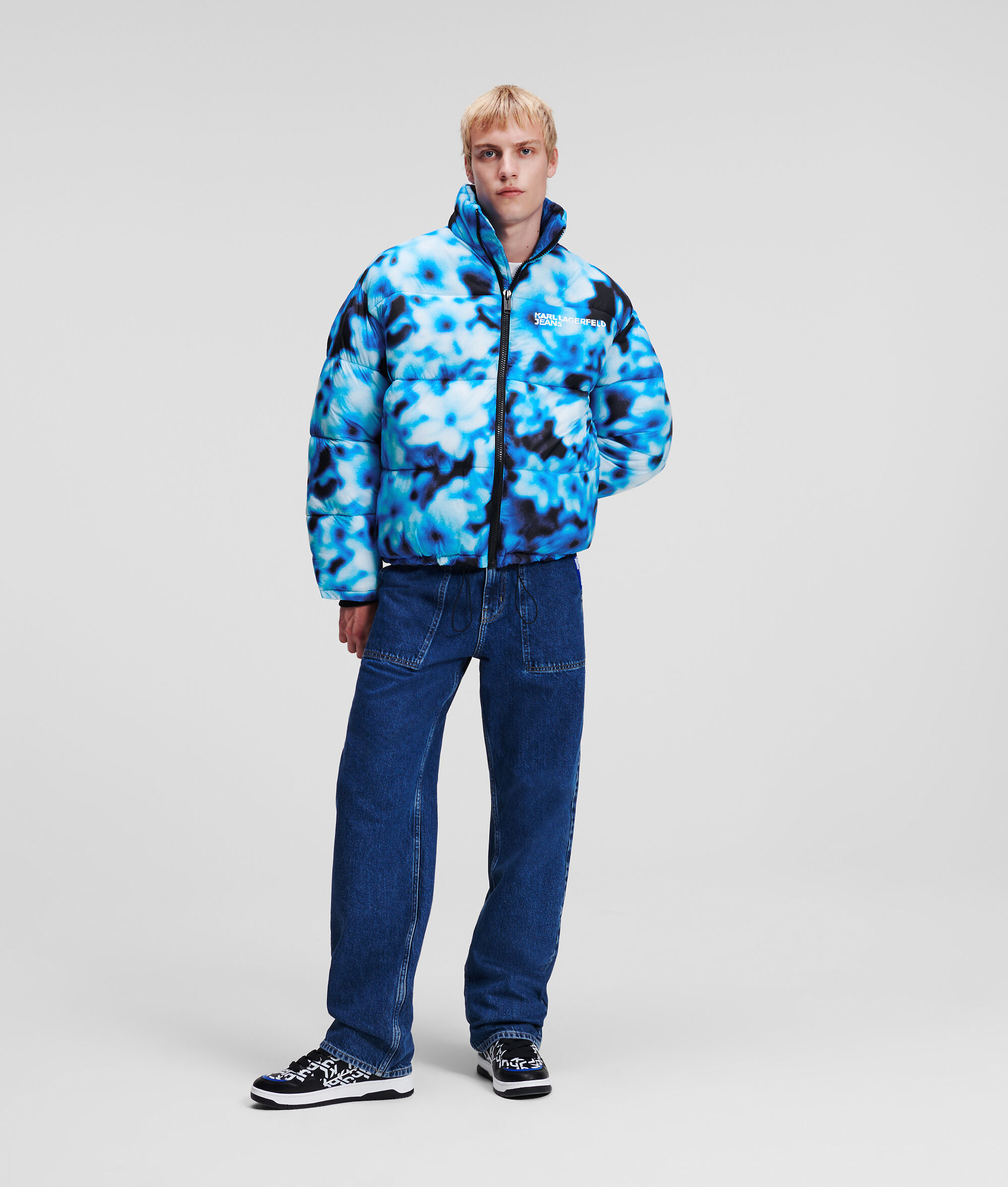 VESTE MATELASSÉE À IMPRIMÉ FLOUTÉ KLJ