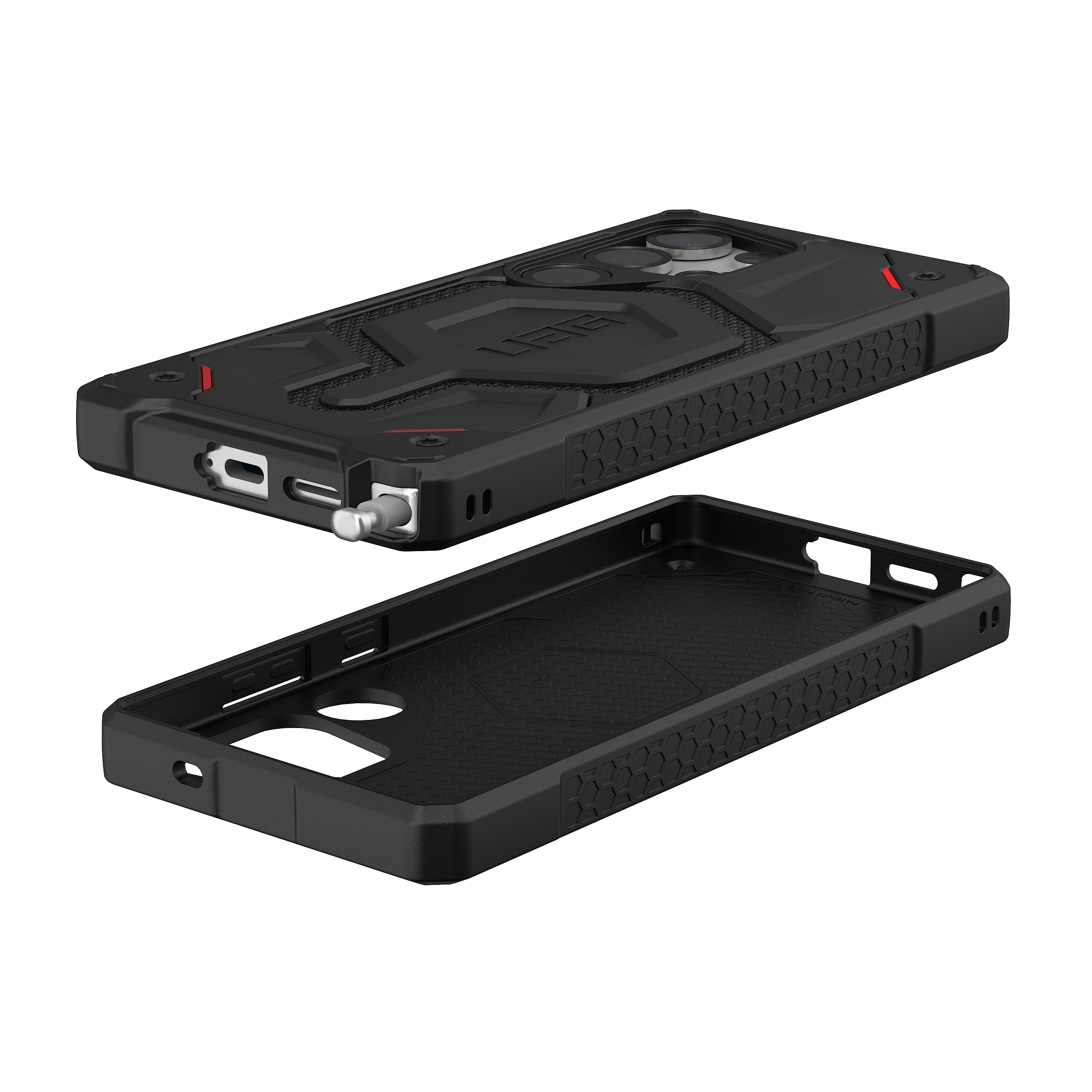 Samsung Galaxy S25 Ultra Schutzhülle Monarch Pro MagSafe-Modul (214461113940) - Kevlar Black