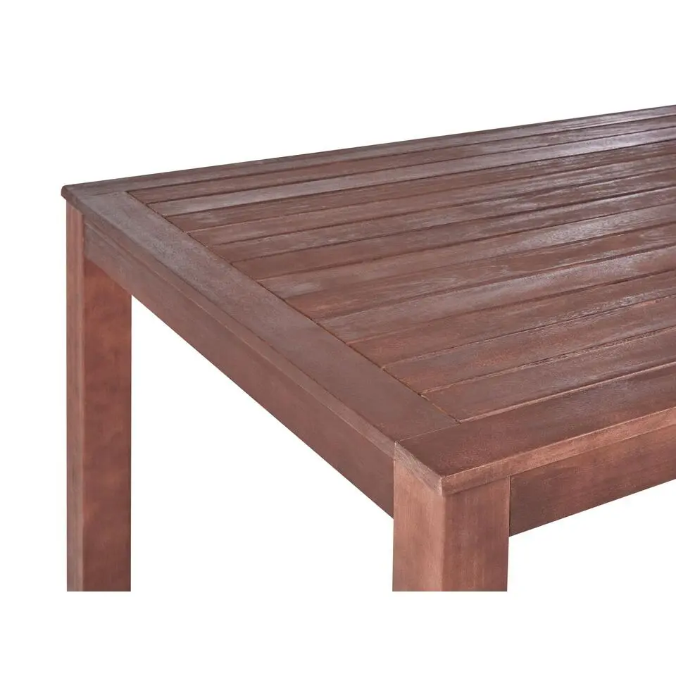 TUSCANIA - Tuintafel - Donkerhout - 100 x 180 cm - Eucalyptushout
