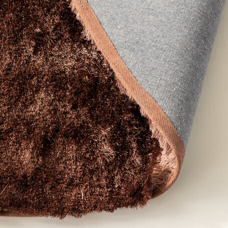 Vloerkleed Sense Rond - Koper - 80 Ø cm
