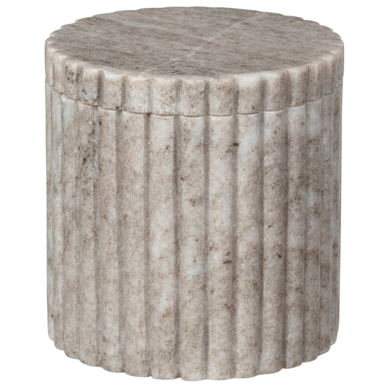 Broste Copenhagen Platon voorraadpot Ø10x10 Light Brown