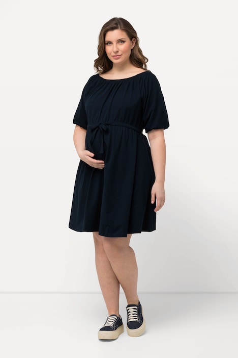 Bellieva Kleid, A-Linie, U-Boot-Ausschnitt, weiter Halbarm