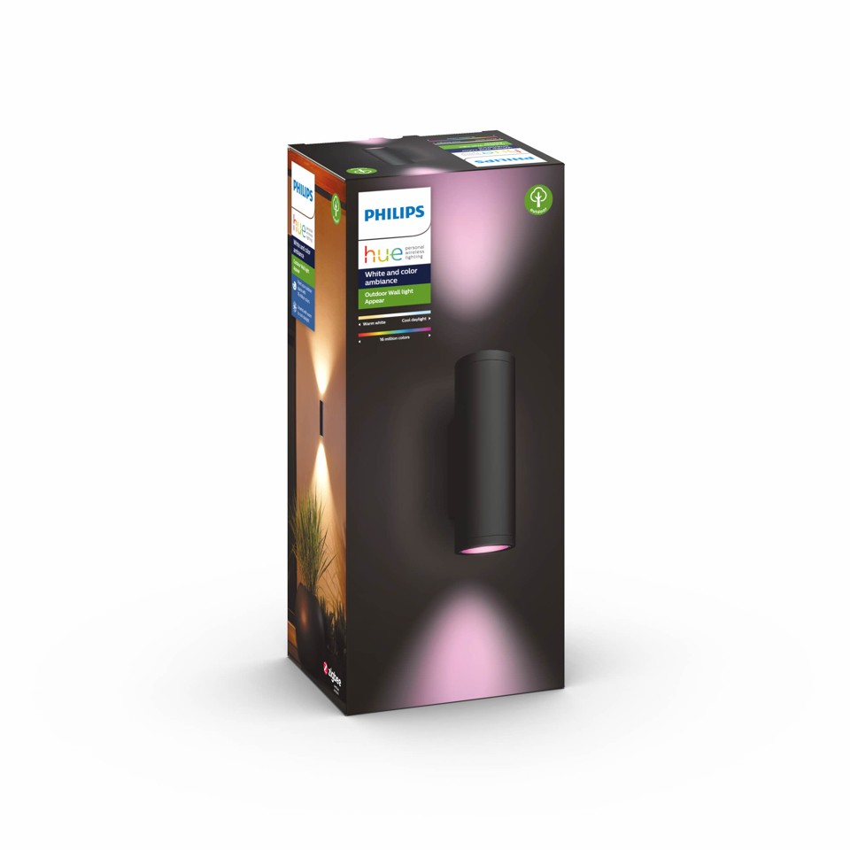 Philips Hue - Appear Væglampe - Hue Udendørs