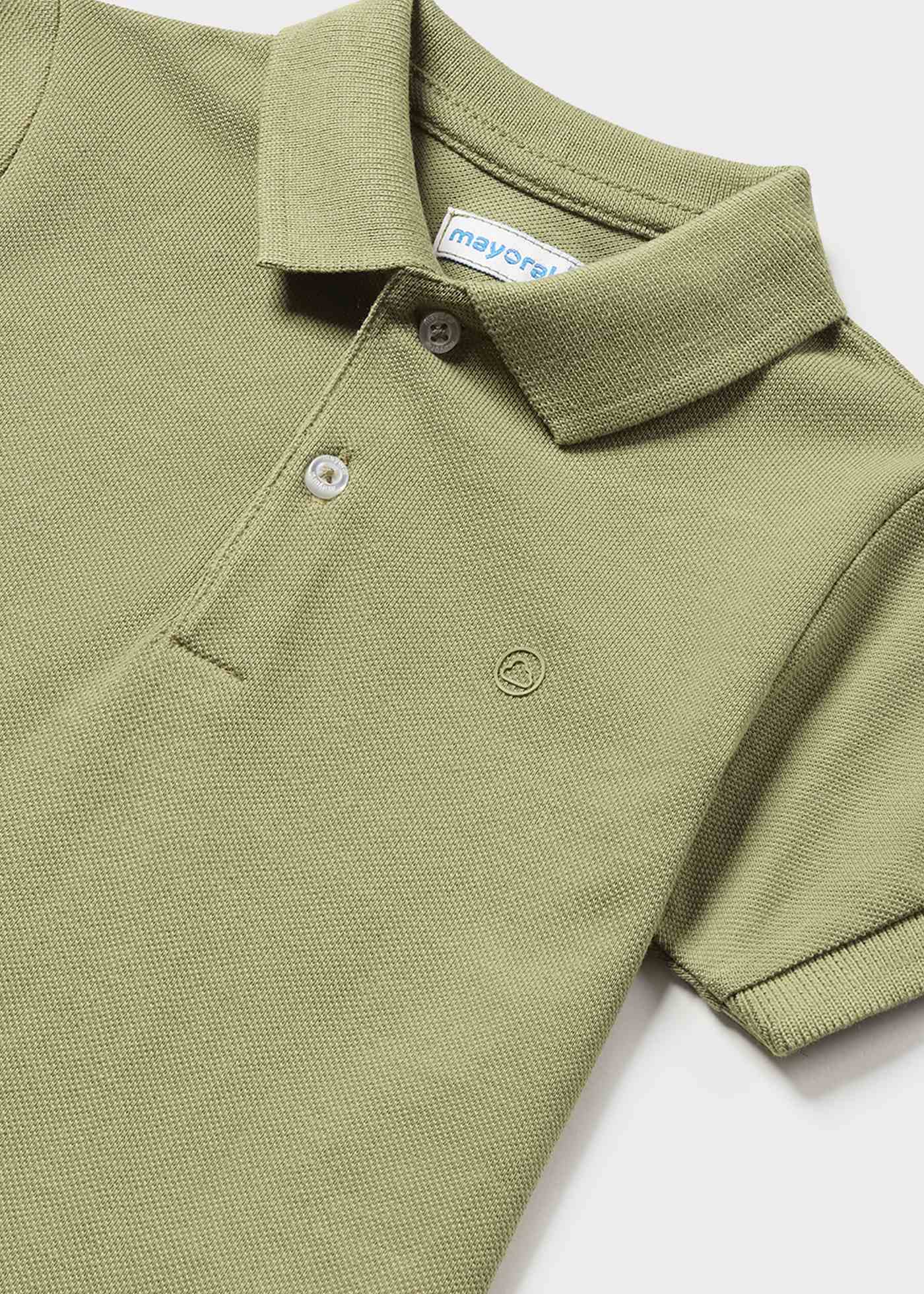 Camisa polo infantil Basic Granite