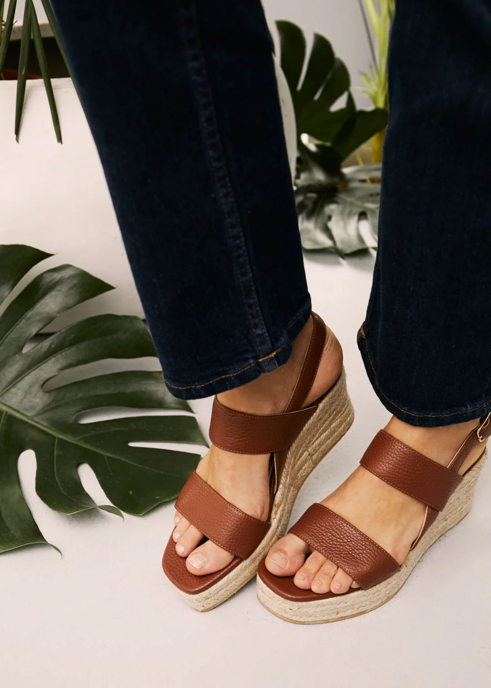 COMPENSE WALTON CUIR MARRON