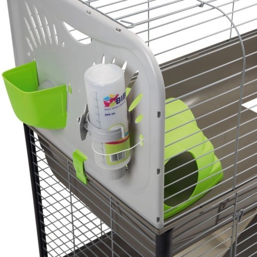 Gaiola Caesar 3 para coelhos, cinza