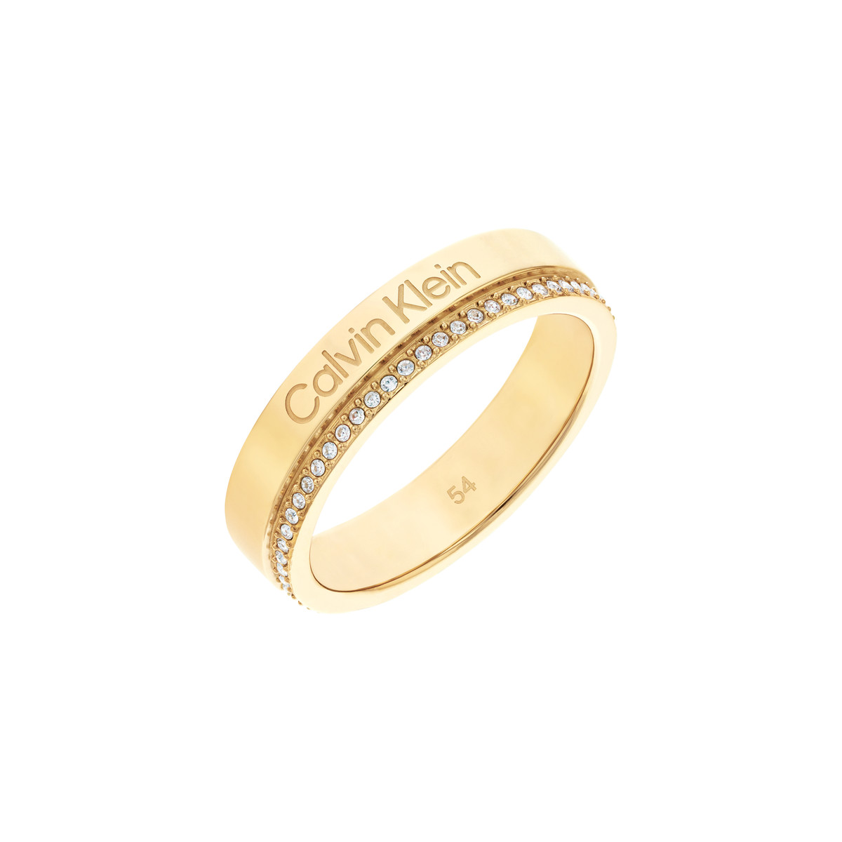 Bague CALVIN KLEIN acier doré