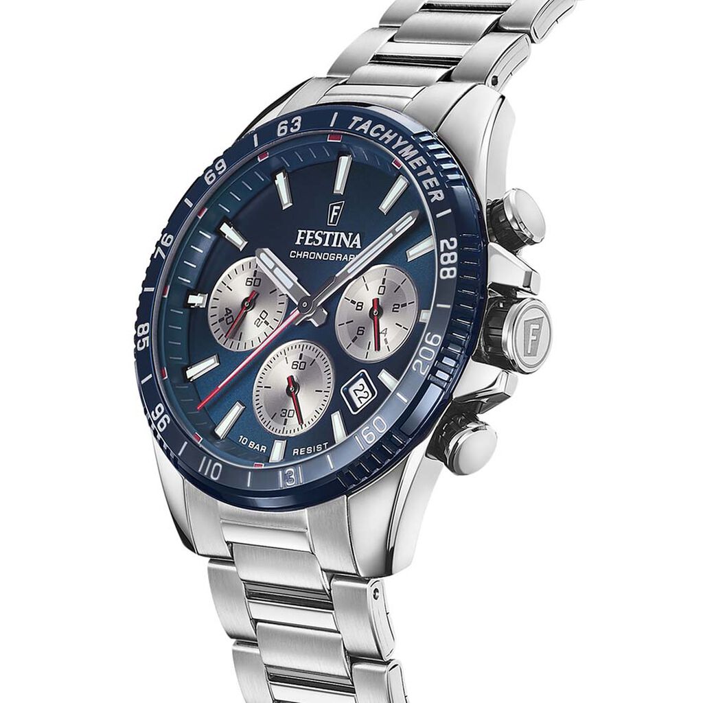 Montre Festina Timeless Chronograph Bleu
