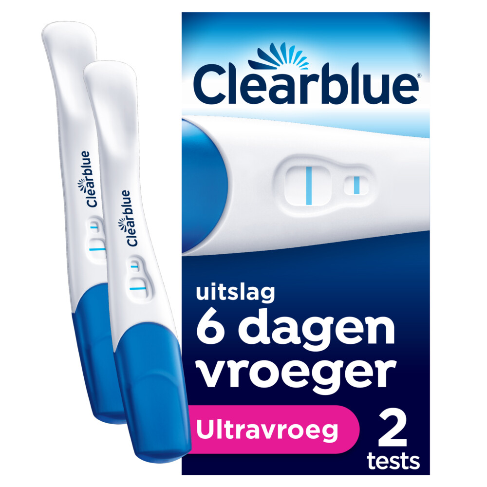 Clearblue Zwangerschapstest Ultravroeg2 stuks