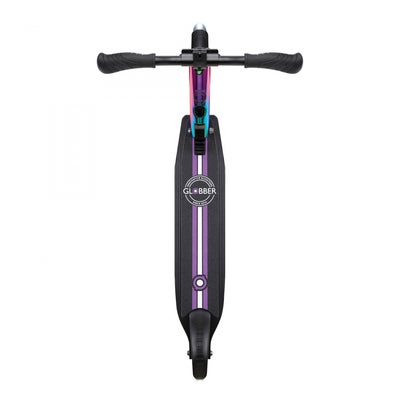 Globber Flow Element Lights Chrome Finish Sparkesykkel, Neo Chrome