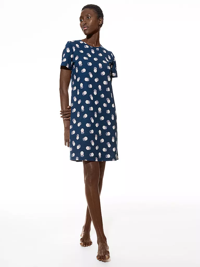 MEY Nachthemd - Sleepshirt dunkelblau