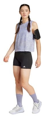 Débardeur adidas Own the Run Climacool 3 bandes Violet/Vert Femme
