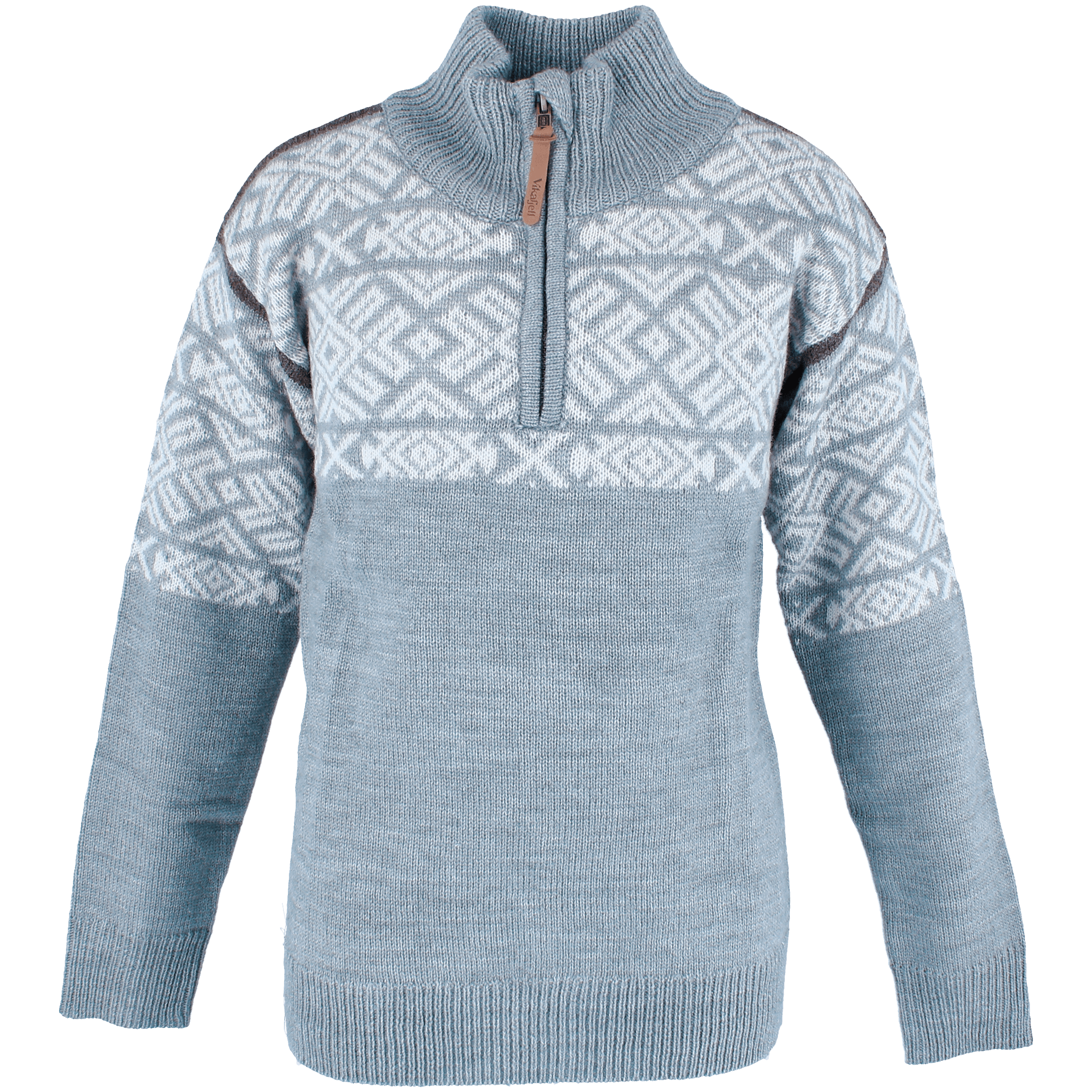 Vikafjell Vilter sweater 1/2 Zip Junior - Mellomlag