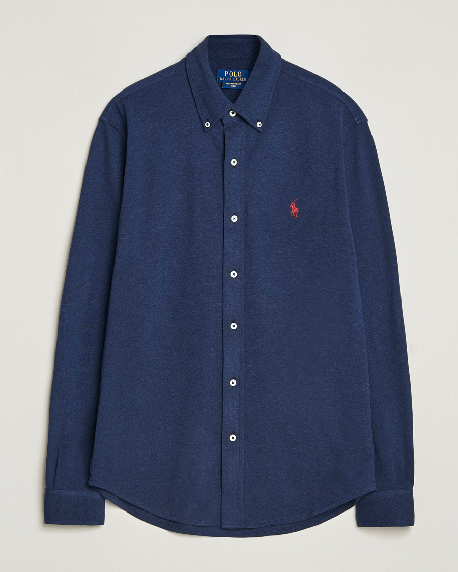 Polo Ralph Lauren Featherweight Mesh Shirt Spring Navy Heather