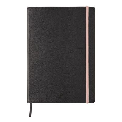 Oberthur Carmen - Carnet de notes souple A5 - pointillés - 200 pages - anthracite