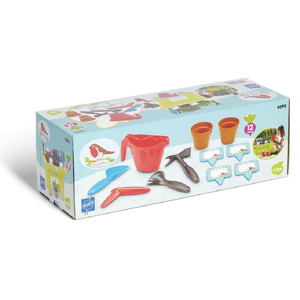 Jardinière enfant avec 11 accessoires plastique 43xH31x27cm