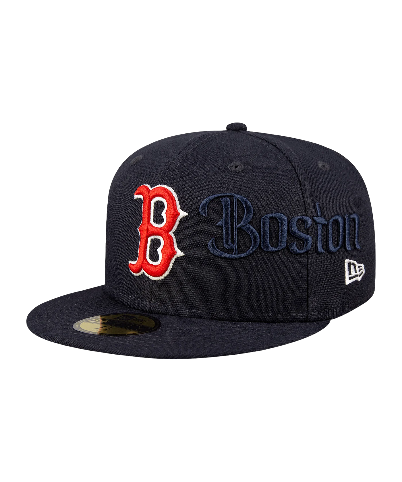 New Era Boston Red Sox Script 59Fifty Cap Blau