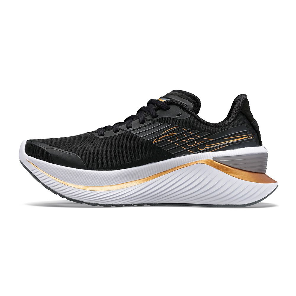 Saucony ENDORPHIN SHIFT 3 - Chaussures running Femme black/goldstrck