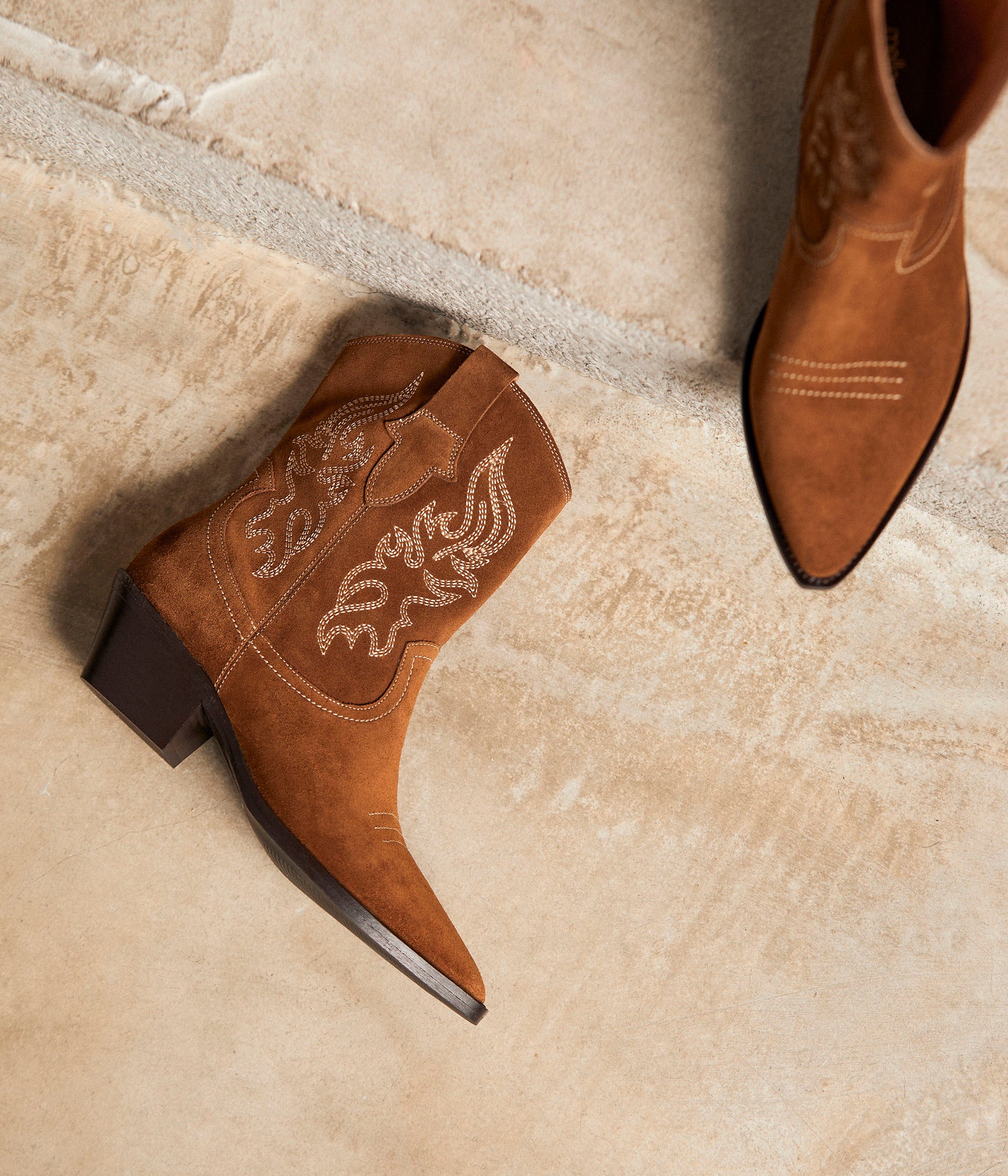 Boots Western velours Rio