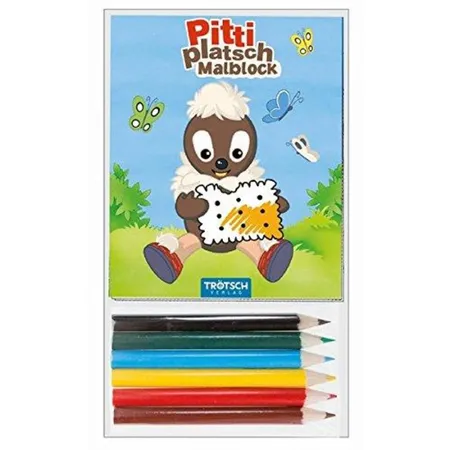 Trötsch Pittiplatsch Mini Malset mit Buntstiften