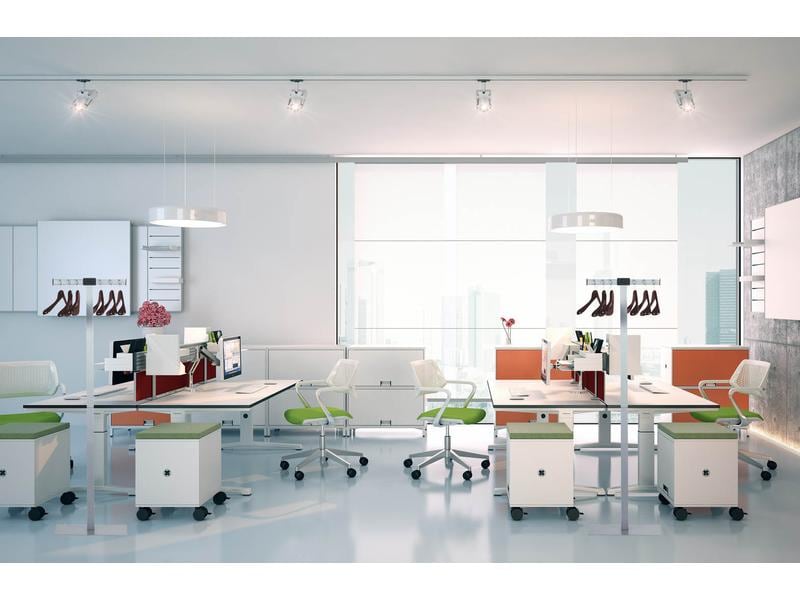 UNiLUX Garderobenständer Spirit 175 cm, Metallgrau Funktionaler Garderobenständer