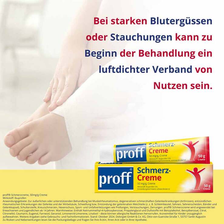 Proff Schmerzcreme 5%, 50 g