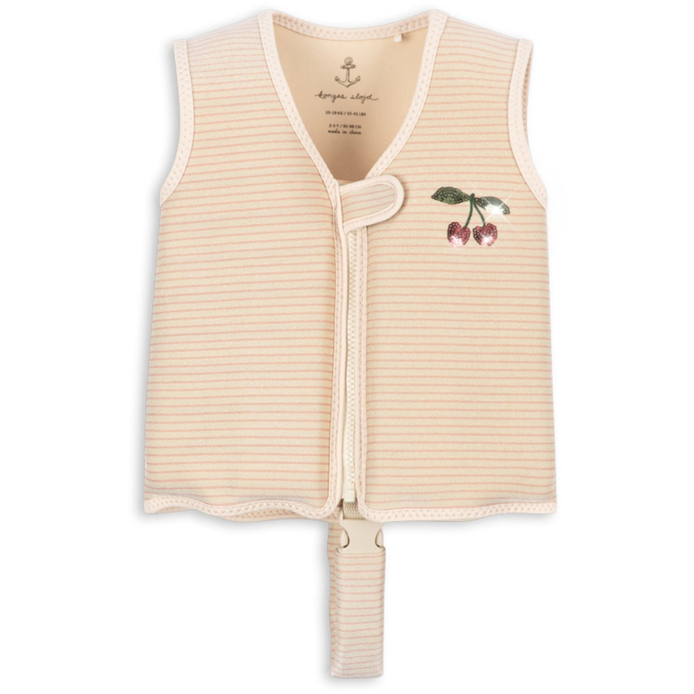 Køb Konges Sløjd Rose Stripe Cherry Svømmevest