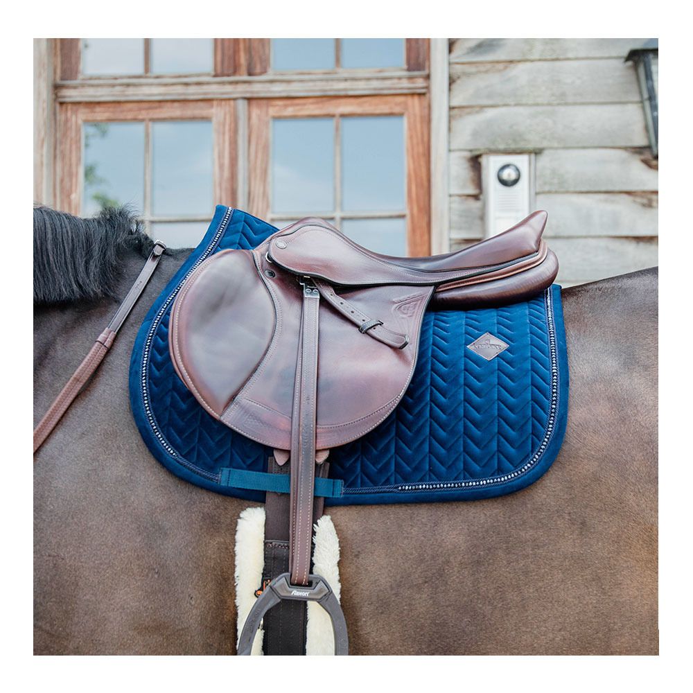 Kentucky VELVET PEARLS - Tapis d'obstacle bleu roi