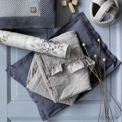 NG Baby Sengesett Mood Ruffles 100x130 Sprinkelseng, Nature