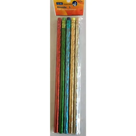 Idena Bleistift Set mit 5 Bleistiften in Coloroptik