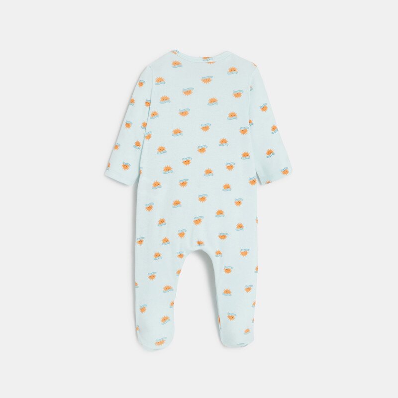 Pyjama bébé garçon bleu à motifs soleil Catimini Bleu