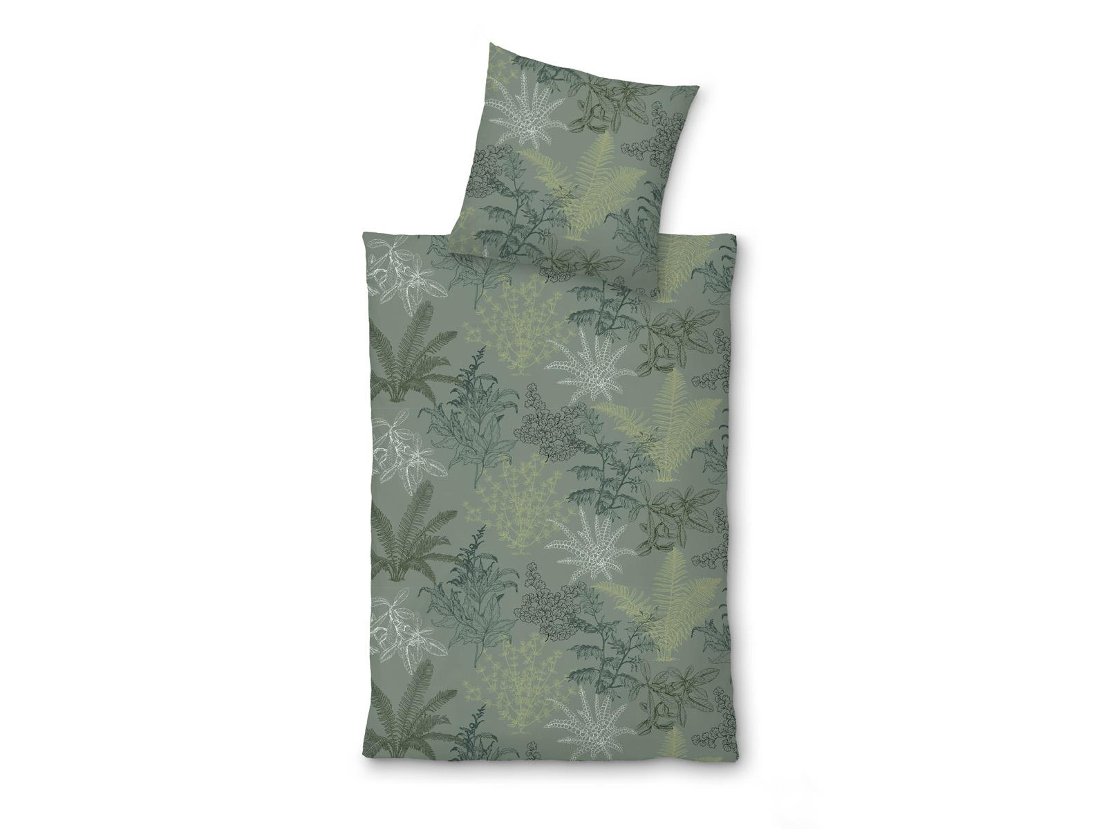 Inspiration Home Botanical Satin Bettwäsche - 135x200cm