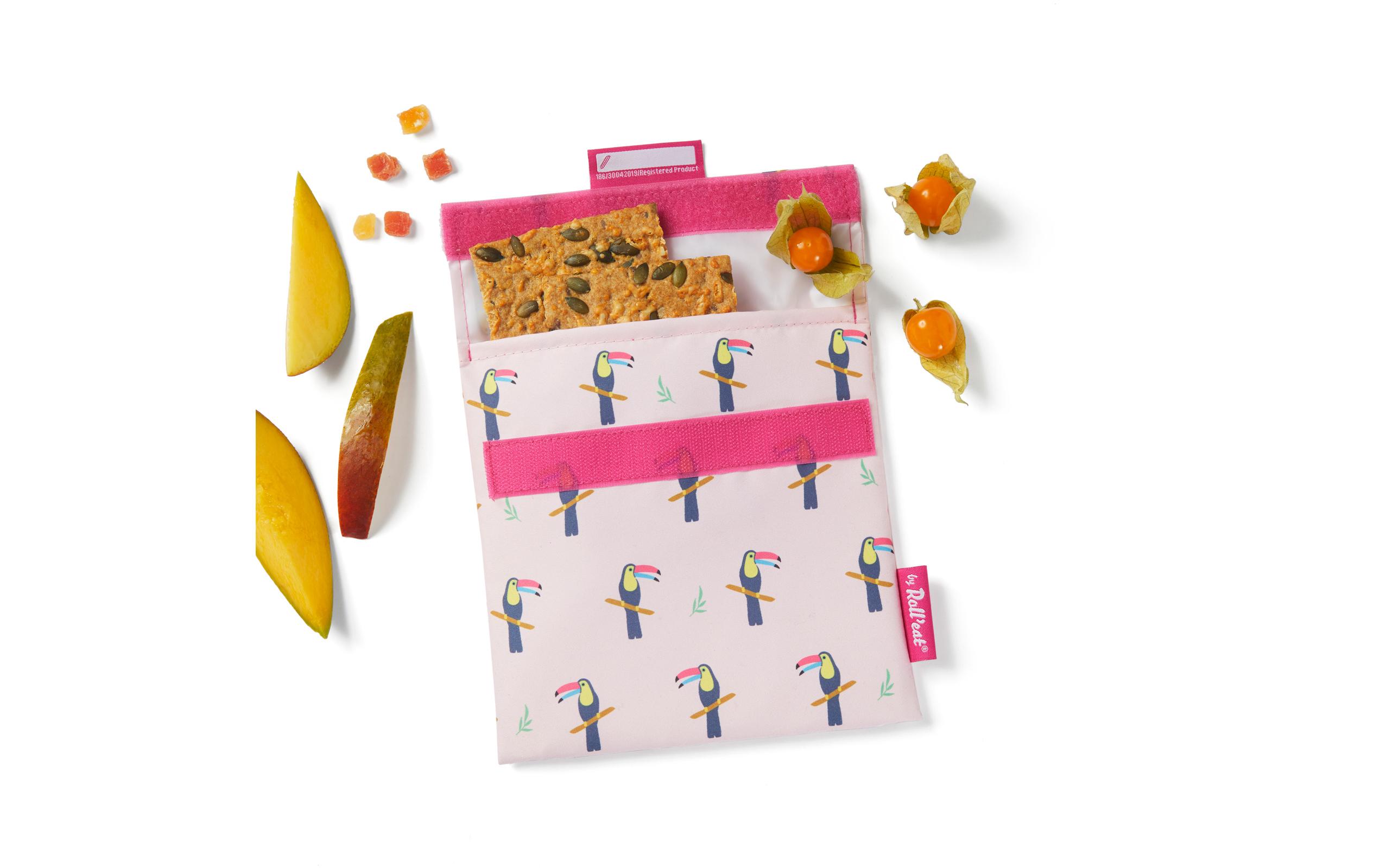 Lunchbeutel Snack'n'Go Animals Toucan 18 x 19 cm, MehrfarbigLunchsack