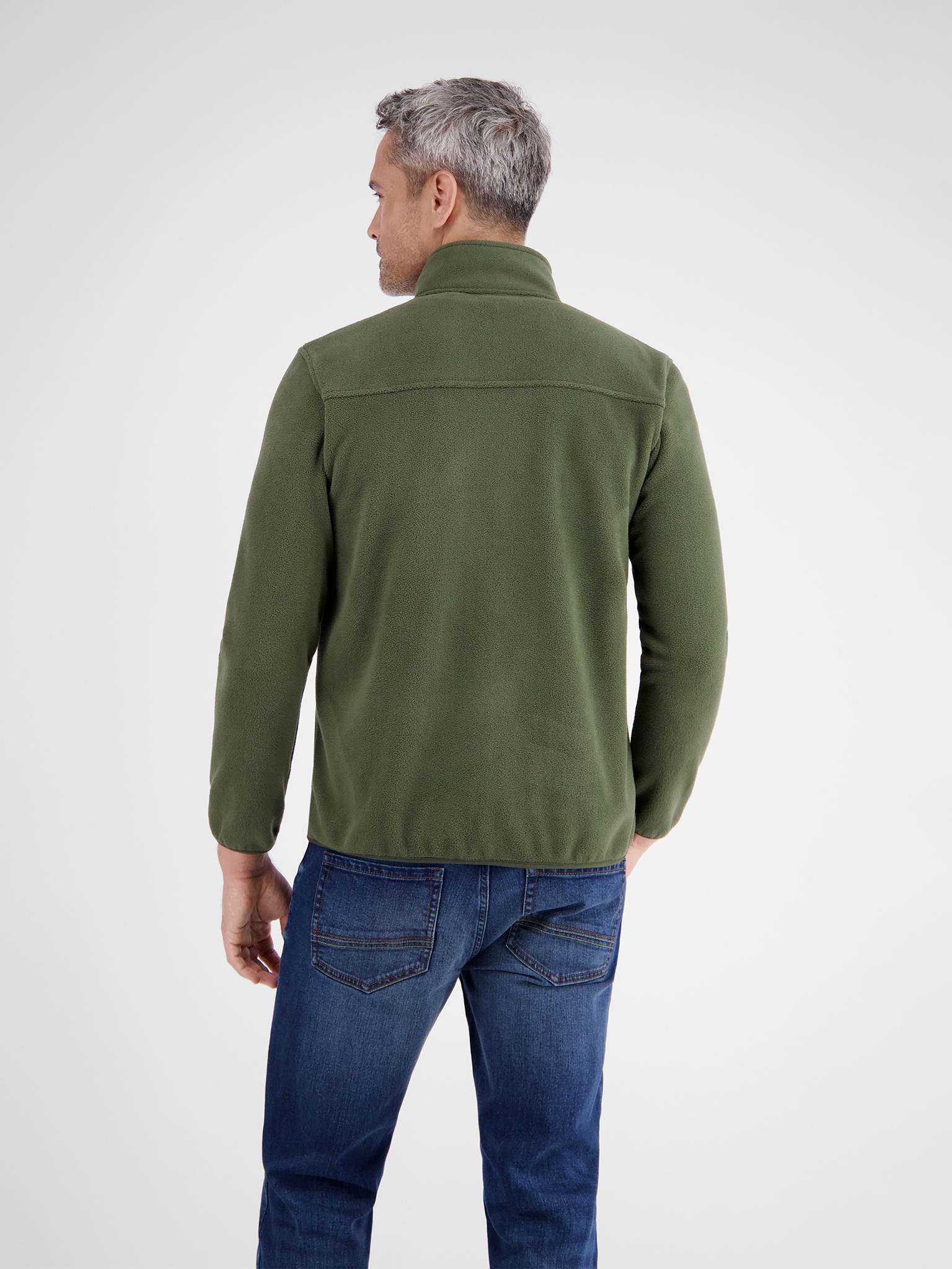 LERROS Sweatjacke Polarfleece-Jacke mit Reissverschluss
