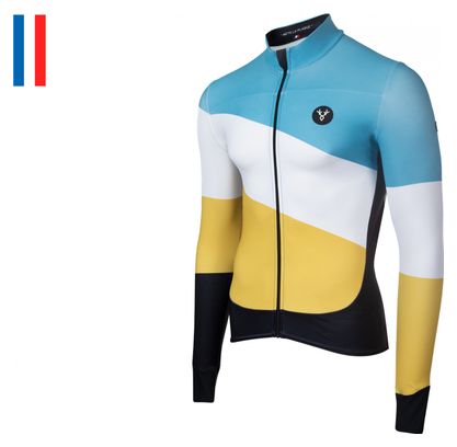 Maillot Manches Longues LeBram Roselend Bleu Blanc