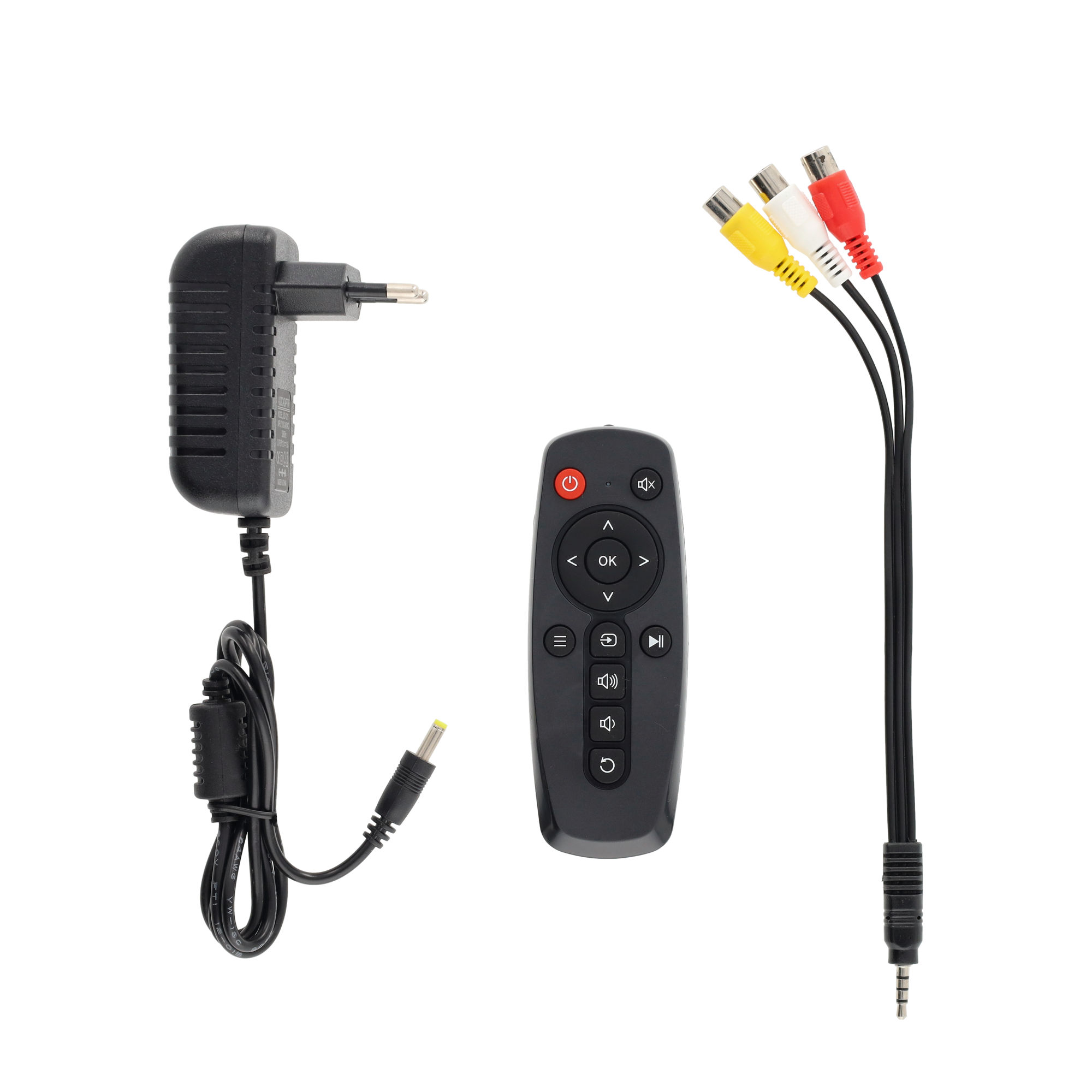 Mini Multimedia LED Projektor Beamer Heimkino (600 Lumen) 1080p Full HD / HDMI / USB - Grau / Schwarz