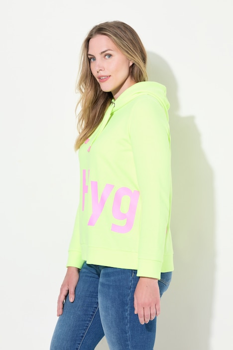 Hoodie, Wording Print, Kapuze, Langarm, OEKO-TEX