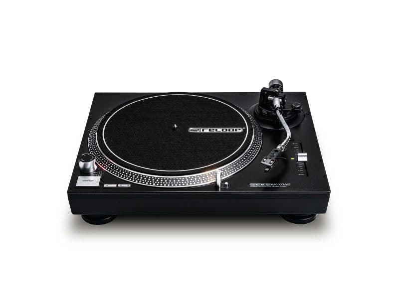Reloop Plattenspieler RP-2000 MK2 Schwarz DJ-Plattenspieler mit quarzgesteuertem Direktantrieb