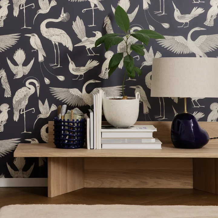 Ferm Living - Keramik Korb, gross, cashmere