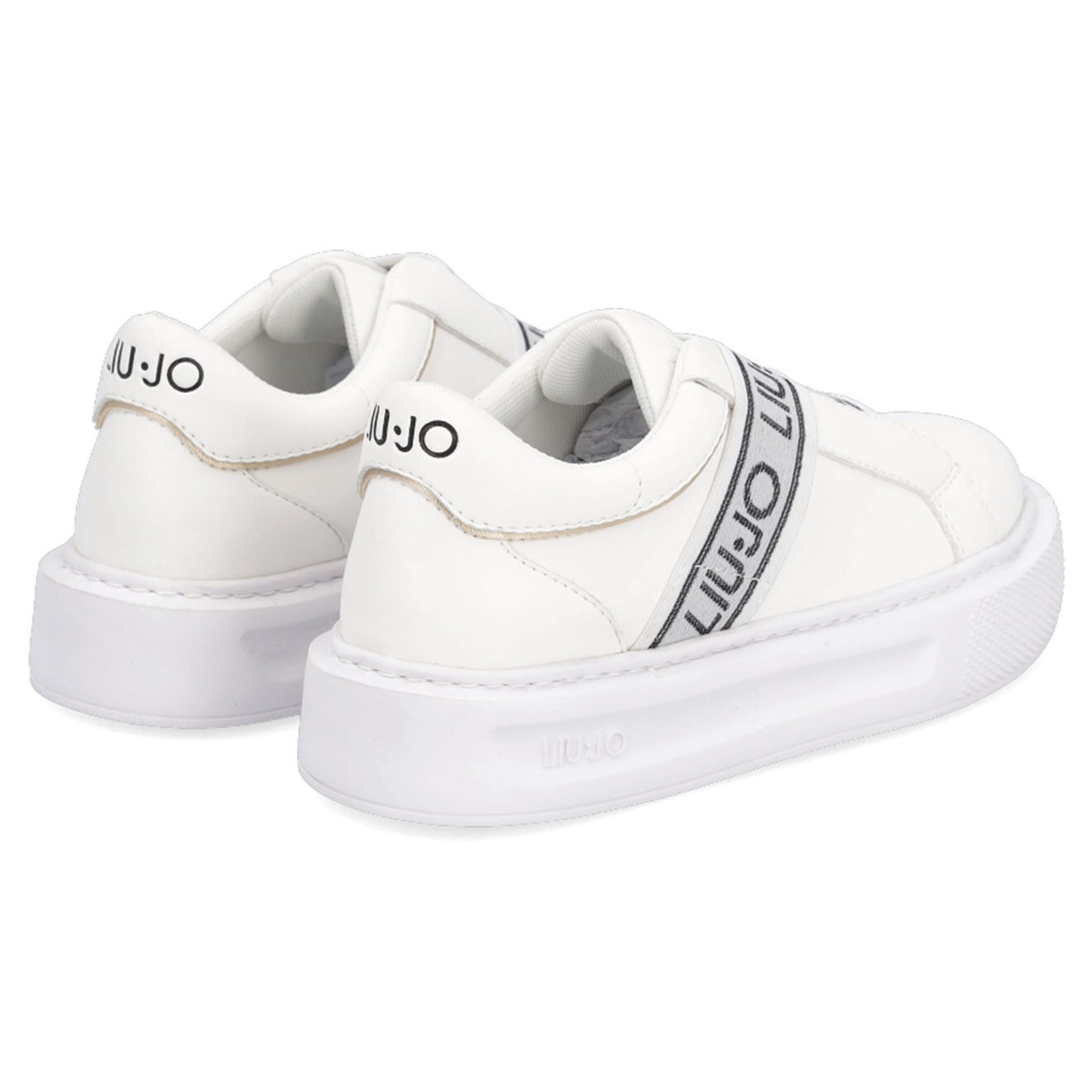 Liu-Jo Sneakers en Cuir Bola blanc/argenté