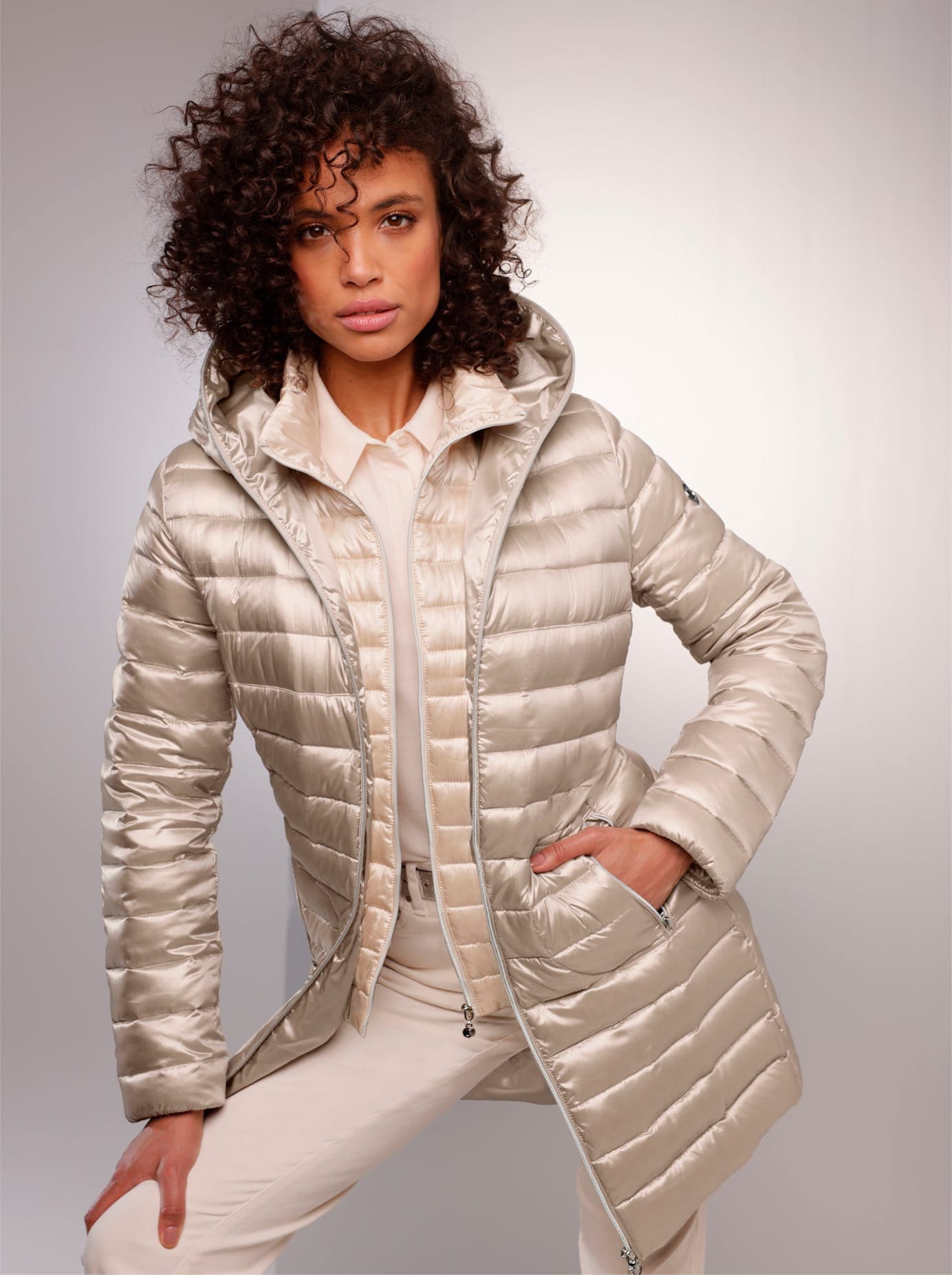 CREATION L PREMIUM Daunenjacke mit Kapuze