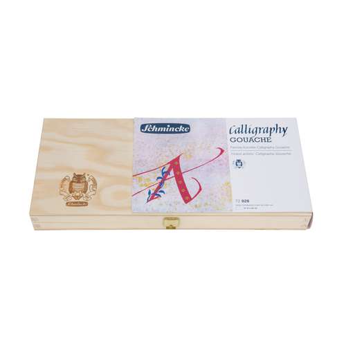SCHMINCKE Calligraphy Gouache-Set im Holzkasten