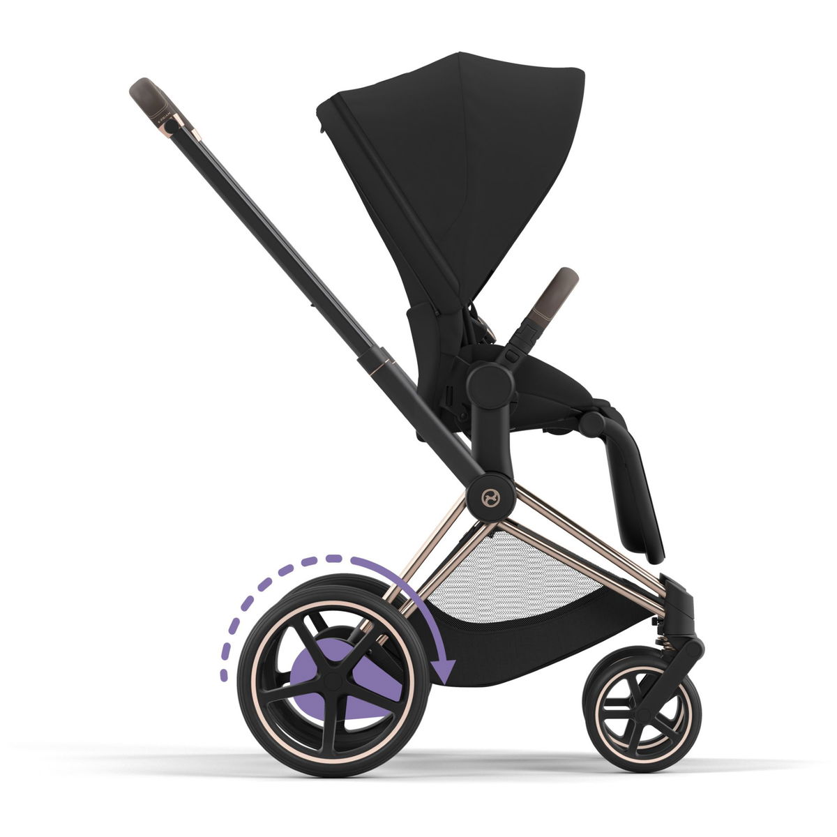 CYBEXCYBEX   ePriam 2.0 Rosegold Kombikinderwagen sepia black black
