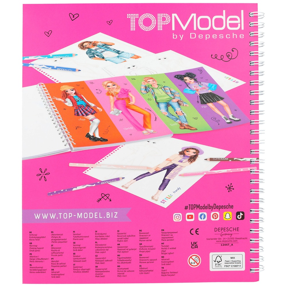 TOPModel: Gestalte dein eigenes Malbuch