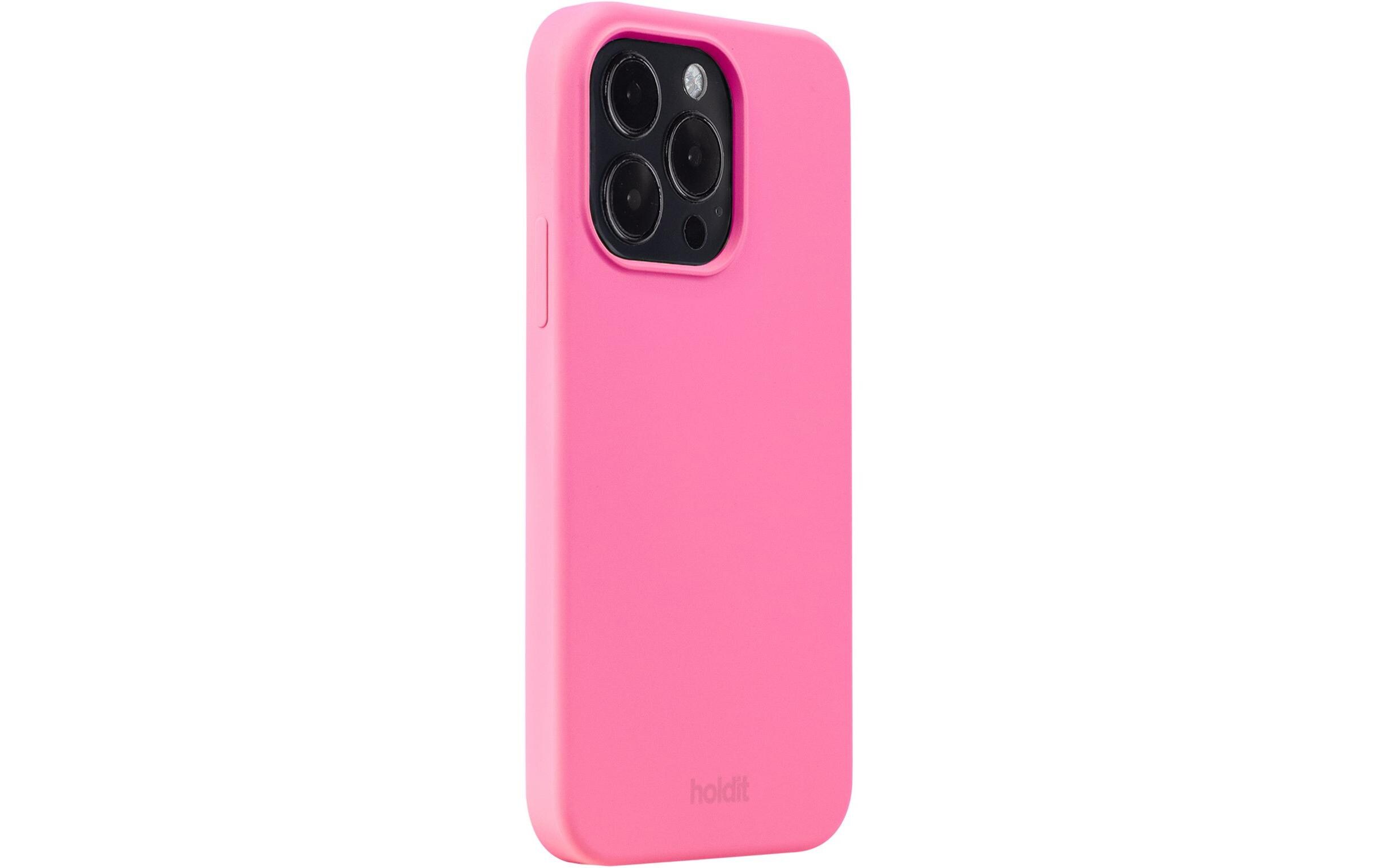 Back Cover Silicone iPhone 15 Pro PinkModerne Handyhülle aus ultradünnem und griffigem Silikon für das Apple iPhone 15 Pro