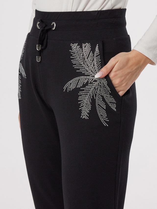 Caprijogpants Palmenmotiv