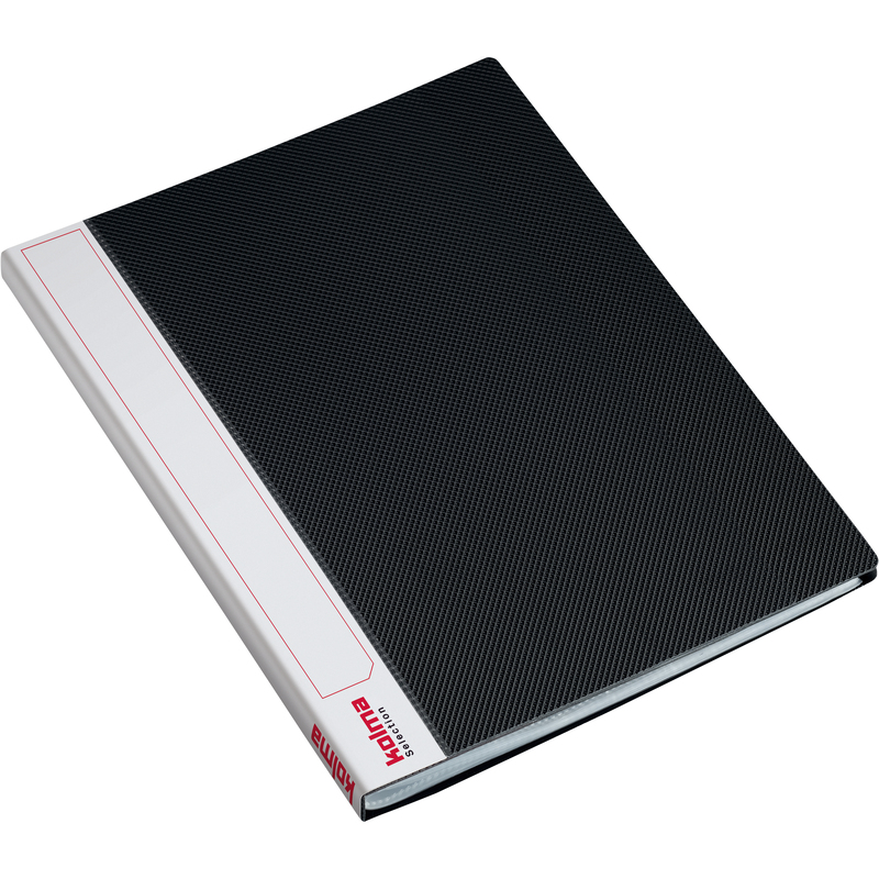 Kolma Sichtbuch Selection, 20 Taschen, A4, schwarz