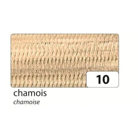 Folia Chenilledraht chamois 50 cm, 8 mm