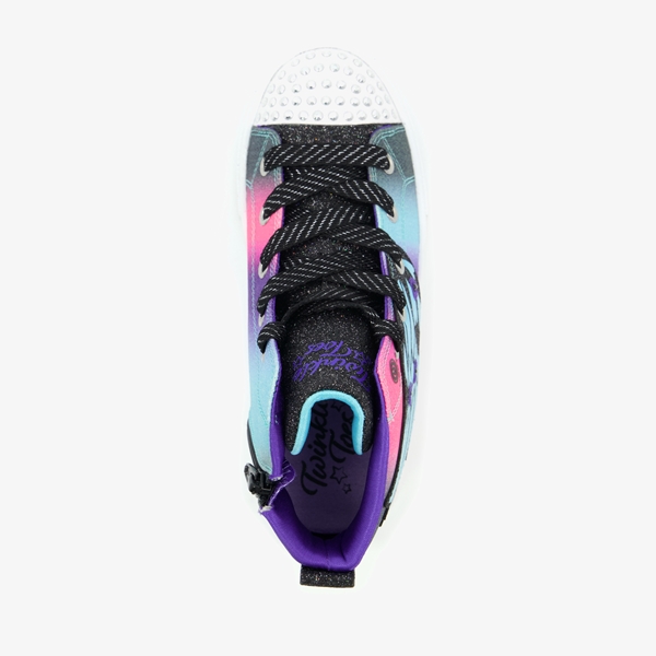 Skechers Twinkle Toes meisjes sneakers zwart