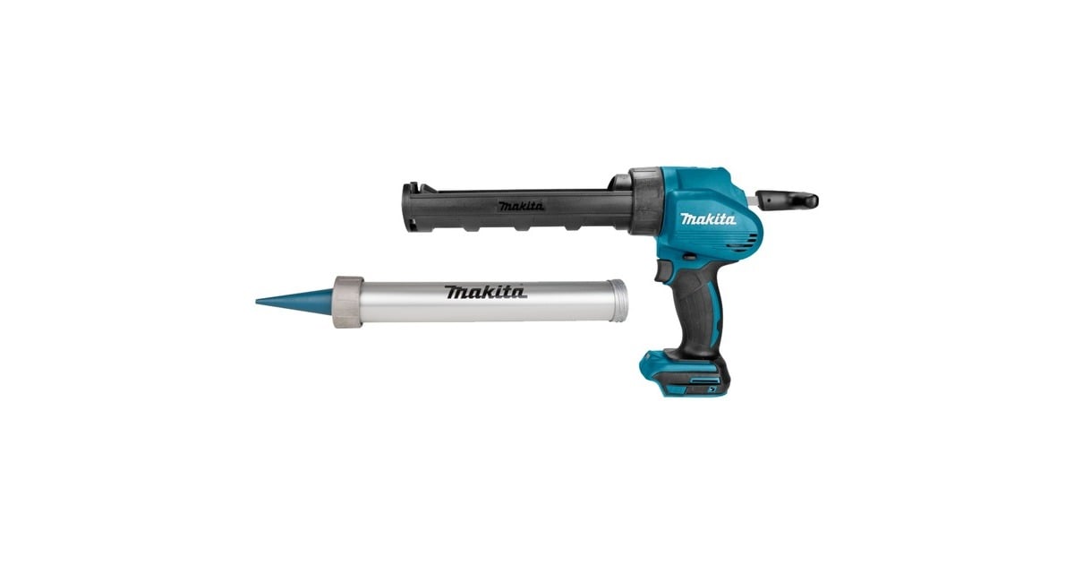 Makita18 V Lijm- en kitspuit DCG180ZXK lijmpistool  (Blauw/zwart, Accu en oplader niet inbegrepen, Incl. 2x patroonhouder)